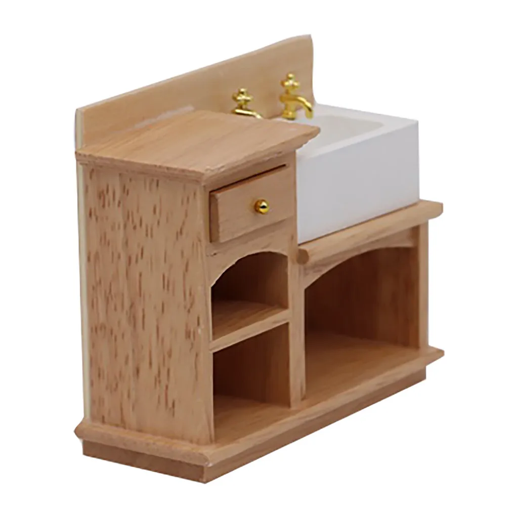 1:12 весы кукольный домик миниатюрная мебель деревянная кухонная плита Шкаф в