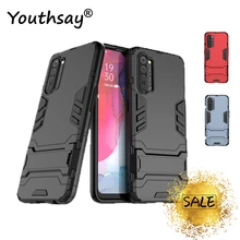 Armor Protective Case For Oppo Reno 3 Pro Case Cover Reno 3 Pro Reno 4 Pro Case Fundas Shockproof Phone Stand Back Reno 3 Pro