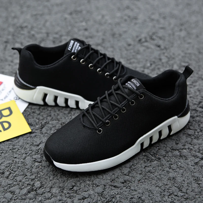 

Mens Shoes Sports Men Athletic Shoes Sneakers 2020 Mens Casual Slip On Solid White Fashion Knitting Sneaker Breathable Male