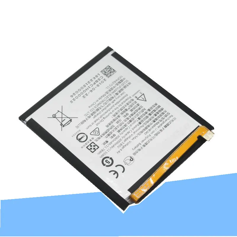 ISkyamS 10 шт./лот 3000 мАч HE342 Сменный аккумулятор для Nokia X6 2018 6 1 Plus TA 1099 X5 1109 5 мобильный