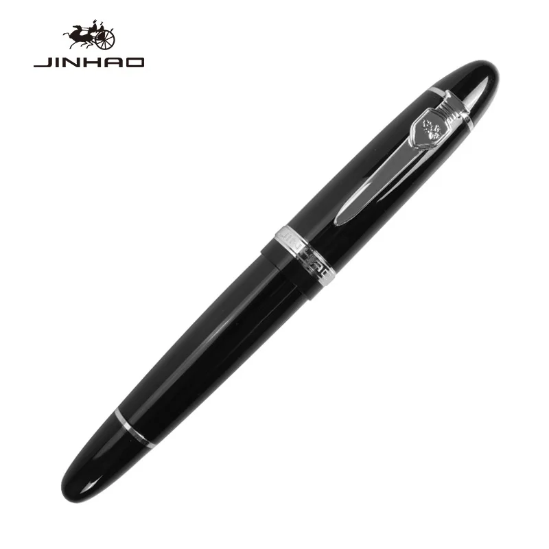 Ручка перьевая Jinhao 159 A Iraurita полностью Металлическая с золотым зажимом роскошные