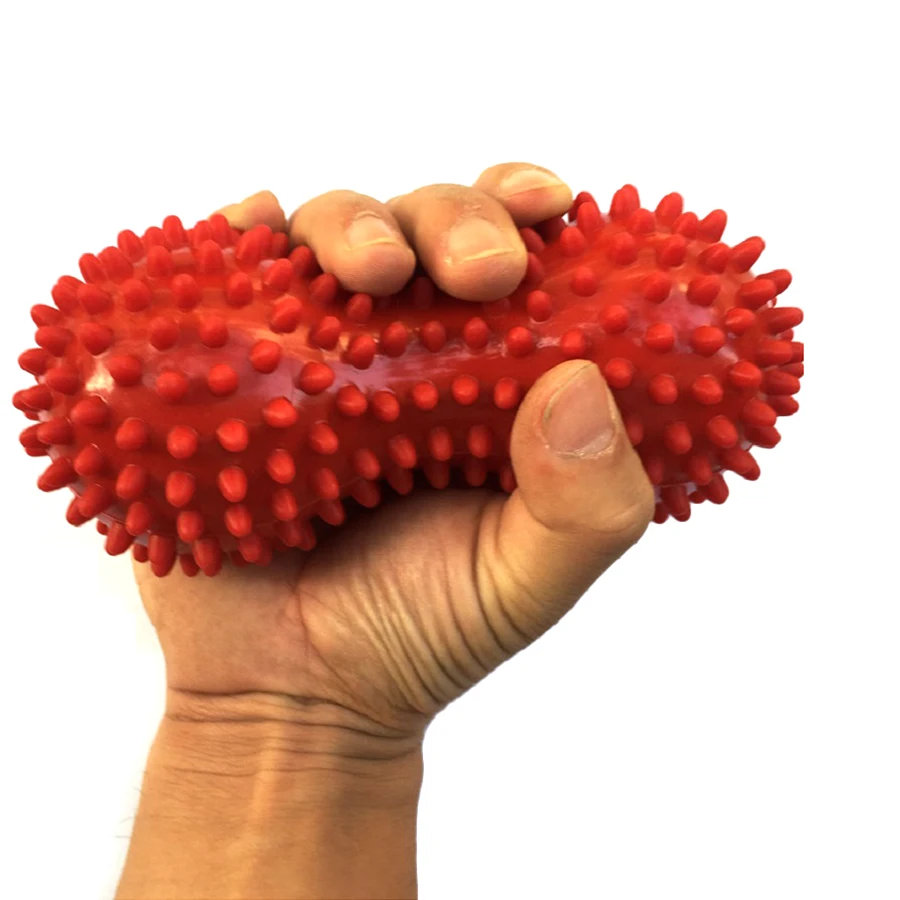 Арахис Массажный мяч Spiky Trigger Point рельефная мышца боль Стресс арахиса терапия