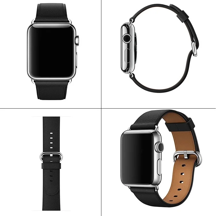 Ремешок для наручных часов Apple watch, ремешок 42 мм, 38 мм, версия тонкие кожаные correa, браслет, ремешок на запястье для наручных часов Iwatch серии 5/4/3/2/1
