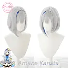 Anihutyoutuber Hololive VTuber Amane Kanata светильник-Серый косплей парик термостойкий синтетический косплей волос Amane Kanata