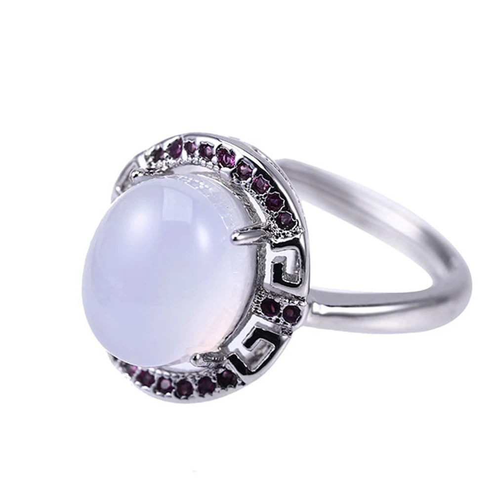 

Кольцо из натурального кварцевого кристалла, агата, восстанавливающий лечебный кристалл, очаровательное женское ювелирное изделие, свадебные подарки