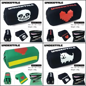 Унисекс сумки Undertale кошелек на молнии пенал кошелёк Чехол аниме Sans Papyrus канцелярская сумка ручка сумка для косплея