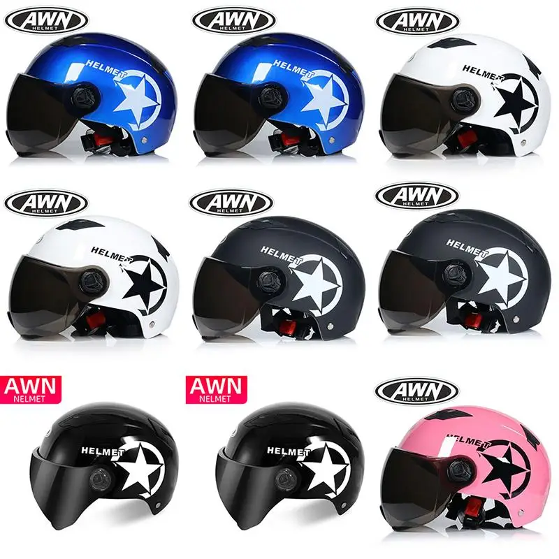 

Motorcycle Helmet Half Baseball Cap Anti-UV Safety Hard Hat Motocross Helmet Motorcycle Helmet
