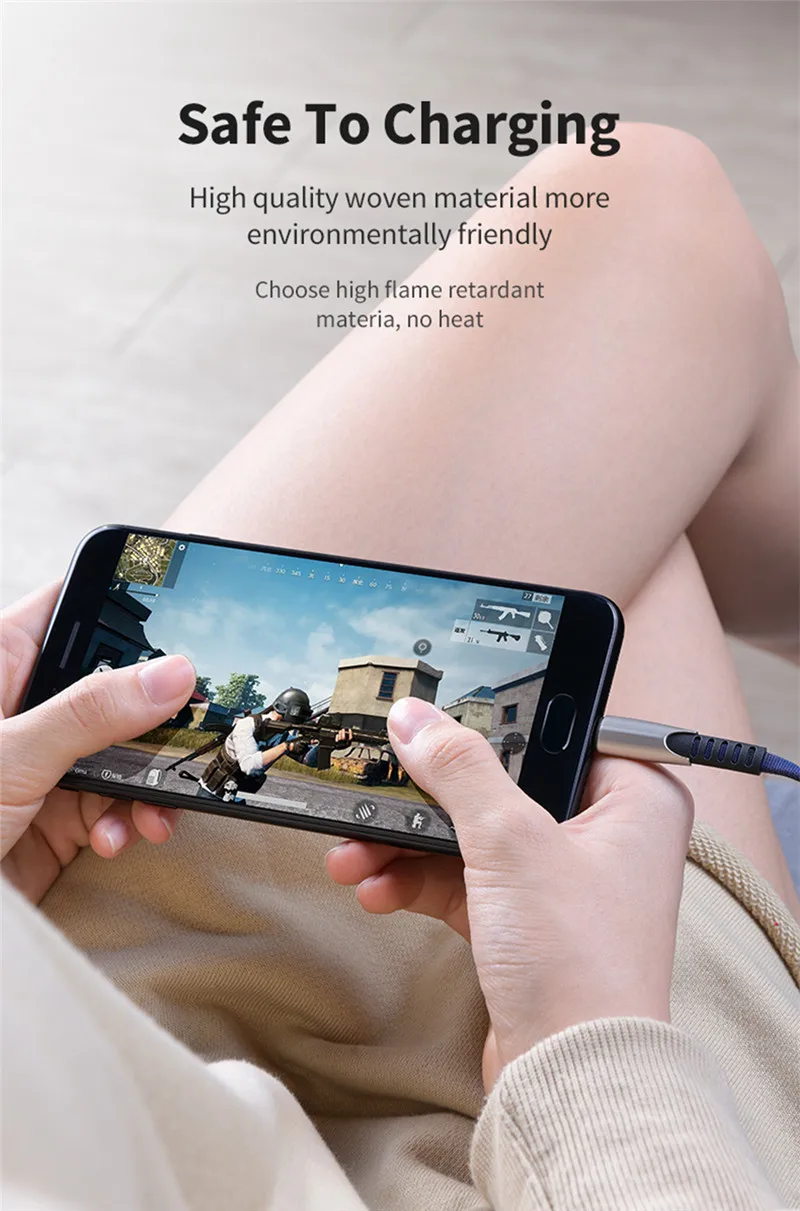 Usb Type C кабель быстрой зарядки QC 3 0 Для huawei p30 p20 lite mate 30 20 honor 9x p smart z black shark 2 плоский