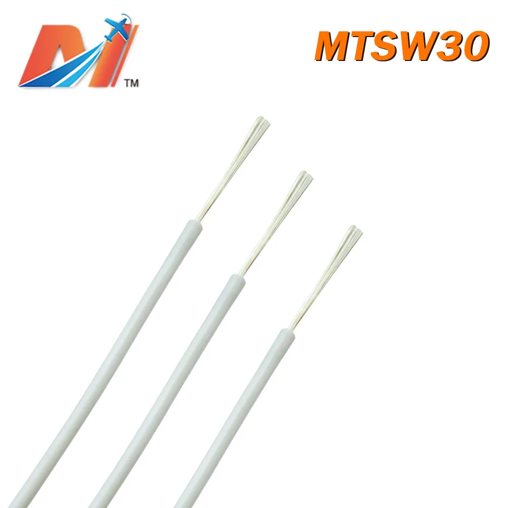 Maytech распродажа (1 метр) Мощный кремниевый провод AWG30 белый цвет|Силовая установка|