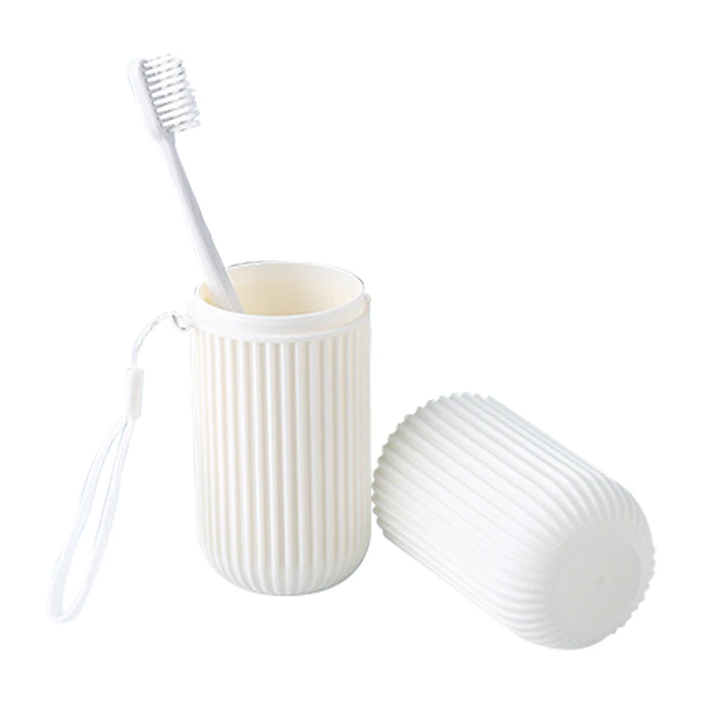 

Travel Portable Toothbrush Cup Bathroom Toothpaste Holder Storage Case Box Organizer Travel Toiletries Storage Cup New Creative