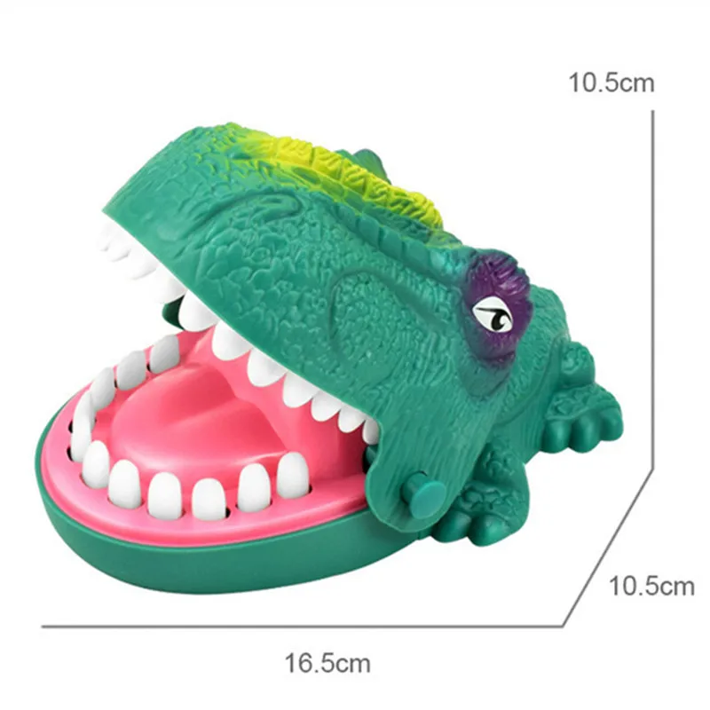 Игрушка для рота стоматолога кусания пальцев Забавный динозавр вытягивающие