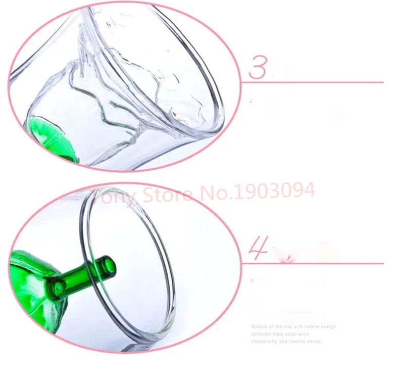 Романтический любимый розовый бокал для пива 180 мл вина шампанского с двойными
