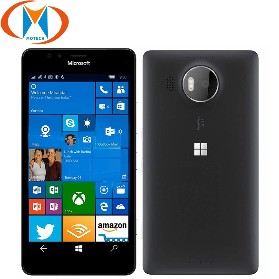 Абсолютно новая глобальная версия NOKIA Microsoft lumia 950 XL Dual SIM мобильный телефон Rm 1116 5 7