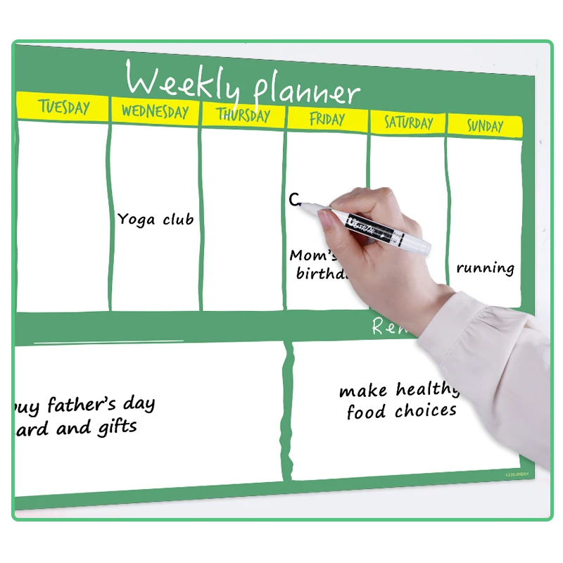 Стираемая доска-органайзер магнитная доска для рисования белая письма таблица