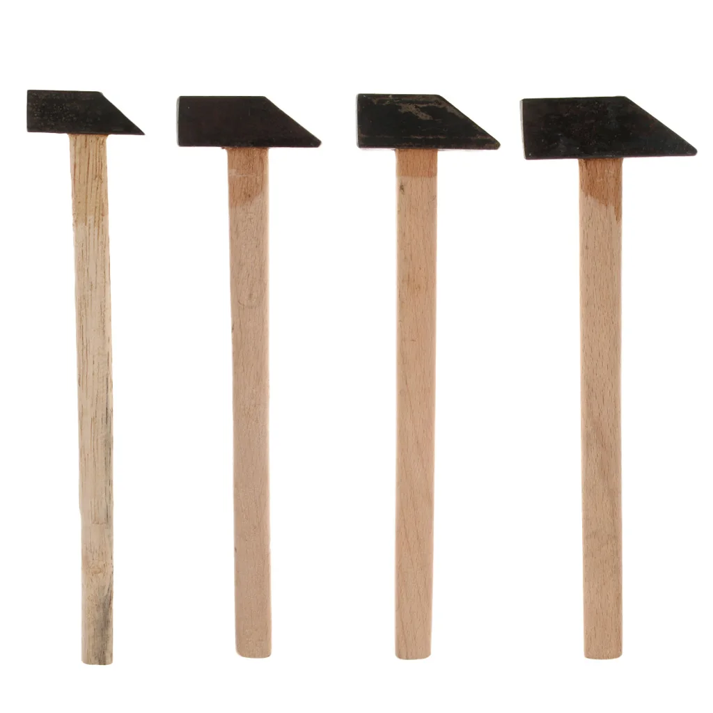 

Iron Construction Hammer Head Wood Handles Craft Hobby Jewelry Design Repair