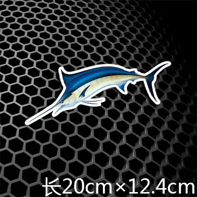H3605 200x124mm Белая приманка на окуня Weever Bass, наклейки для автомобиля, наклейки для рыбалки, авто, оконный хвост, рыбный бак, автомобильный стиль, 3 м - Название цвета: H3605 200x124mm