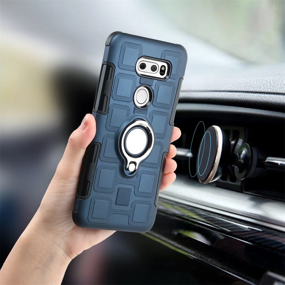 Противоударный чехол для LG V30 K12 K11 Plus K50 K40 Coque Kickstand Armor Cover For K10 Pro K9 K8 2018 K4 2017 EU Funda |