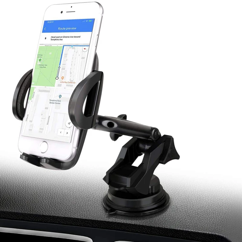 

XMXCZKJ Car Phone Mount Dashboard Car Phone Holder Hands Free Phone Holder for Car Windshield Washable Suction Cup Car Cradle