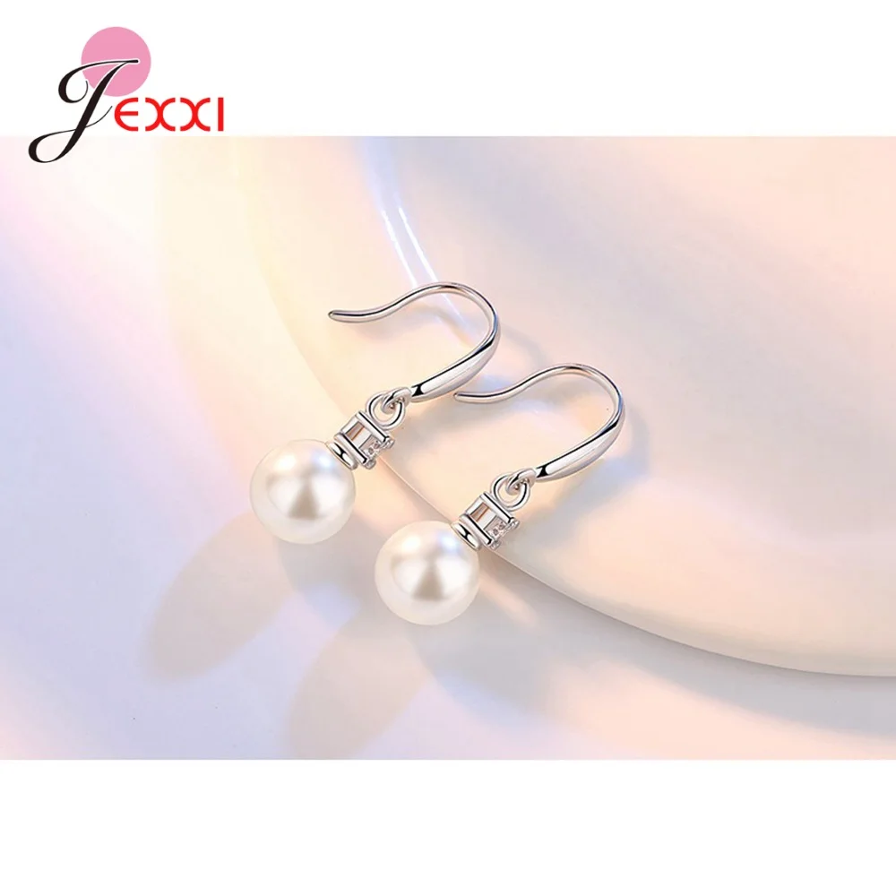 Большая Акция подлинное серебро 925 пробы серьги с ярким пресноводным жемчугом