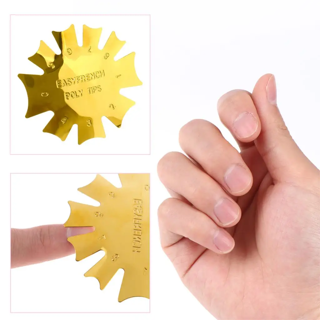 

6Pcs Nail Cutter Tool French tip cutter ool Smile Line Single Tip Edge Metal trimmer