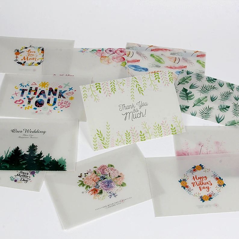 20 шт прозрачная матовая бумага с серной кислотой Свадебная пригласительная