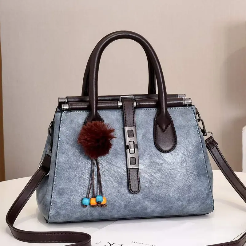 

Female bag 2021 new style bag elegant fashion trend lady handbag single shoulder big bag