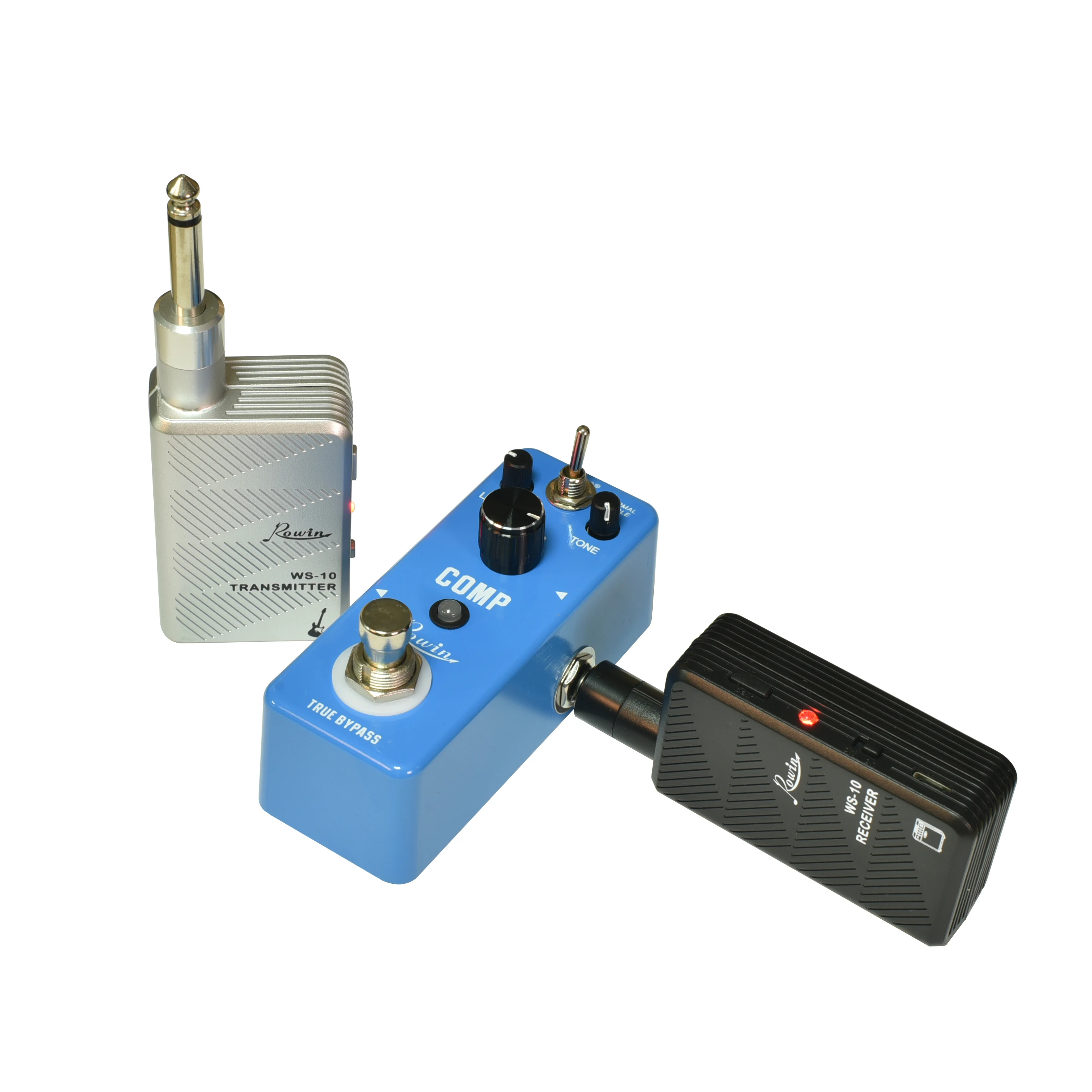 Беспроводной Перезаряжаемый гитарный приемник Rowin 2 4G беспроводная гитарная