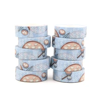 10pcslot 15mm10m solar terms winter dumplings washi tape masking tapes decorative stickers diy stationery school supply