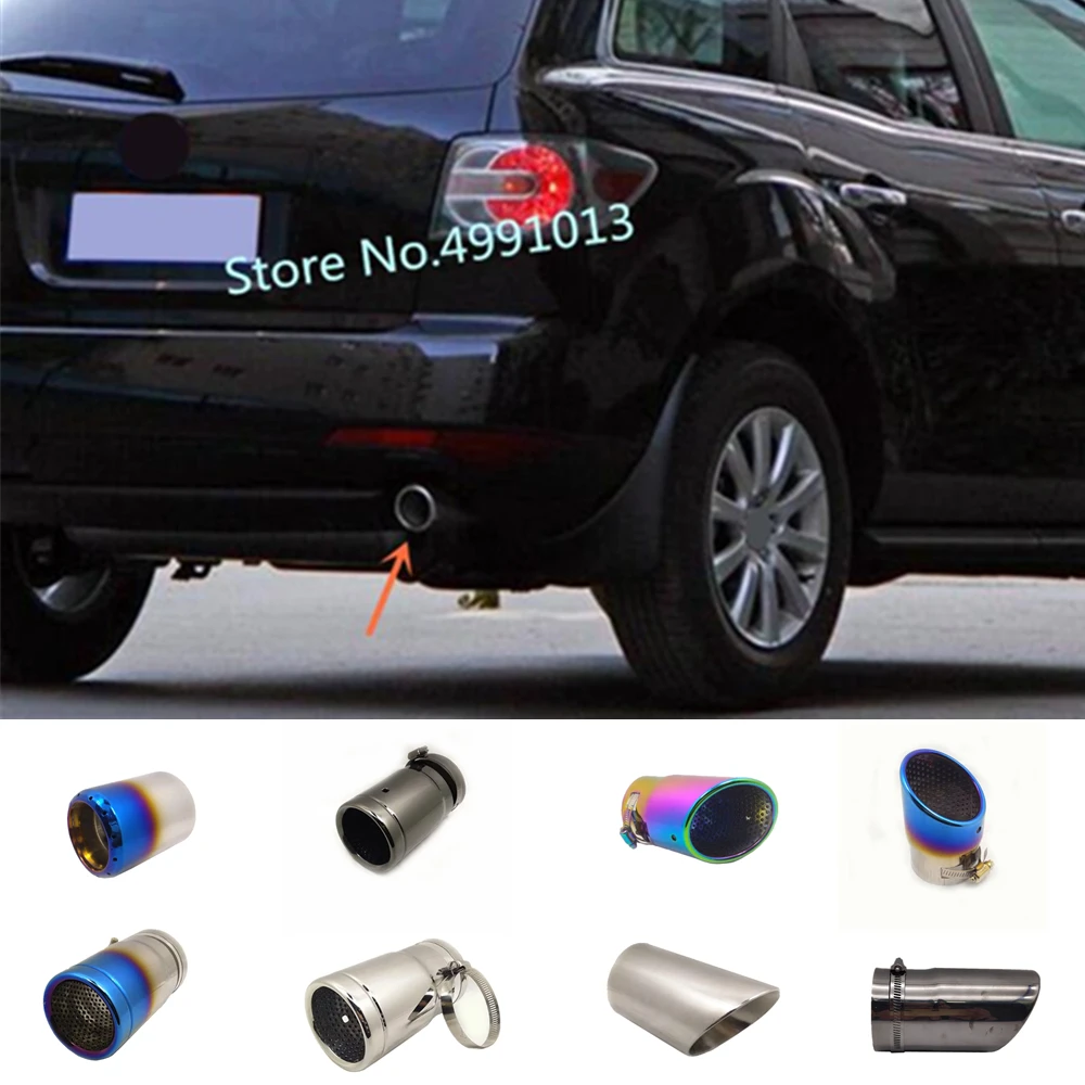 

For Mazda CX-7 CX7 2010 2011 2012 2013 2014 2015-2018 Car Rear Back Protect Cover Muffler Pipe Outlet Dedicate Exhaust Tip Tail