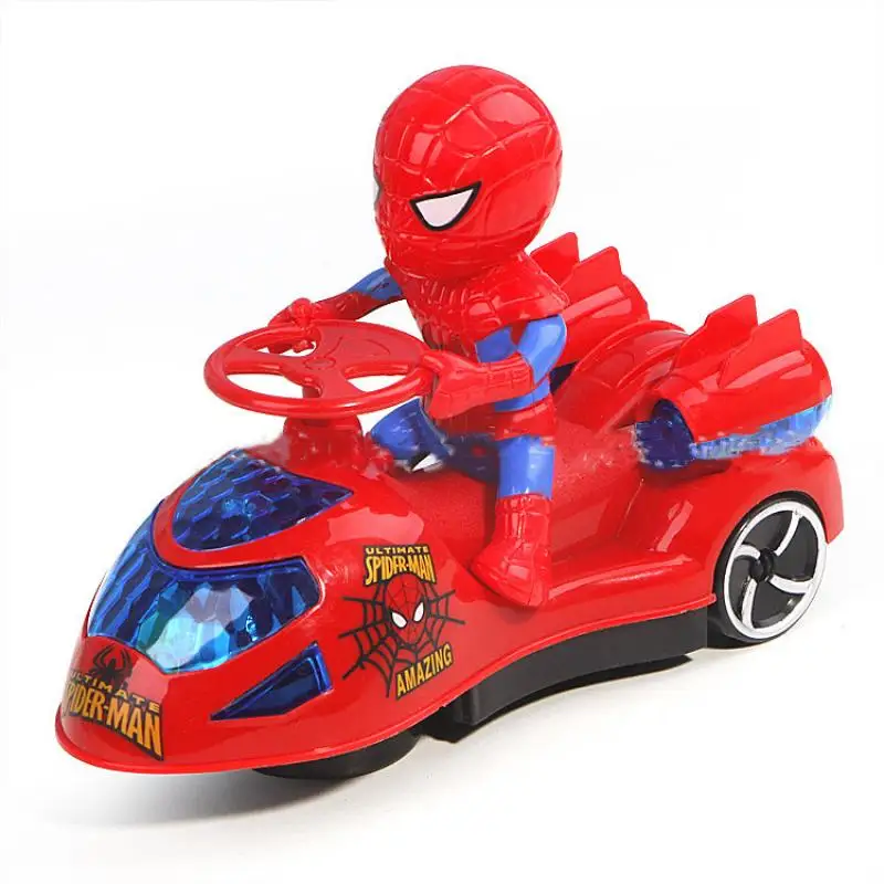 Фигурки героев Marvel Человек-паук игрушки для детей крутящийся автомобиль