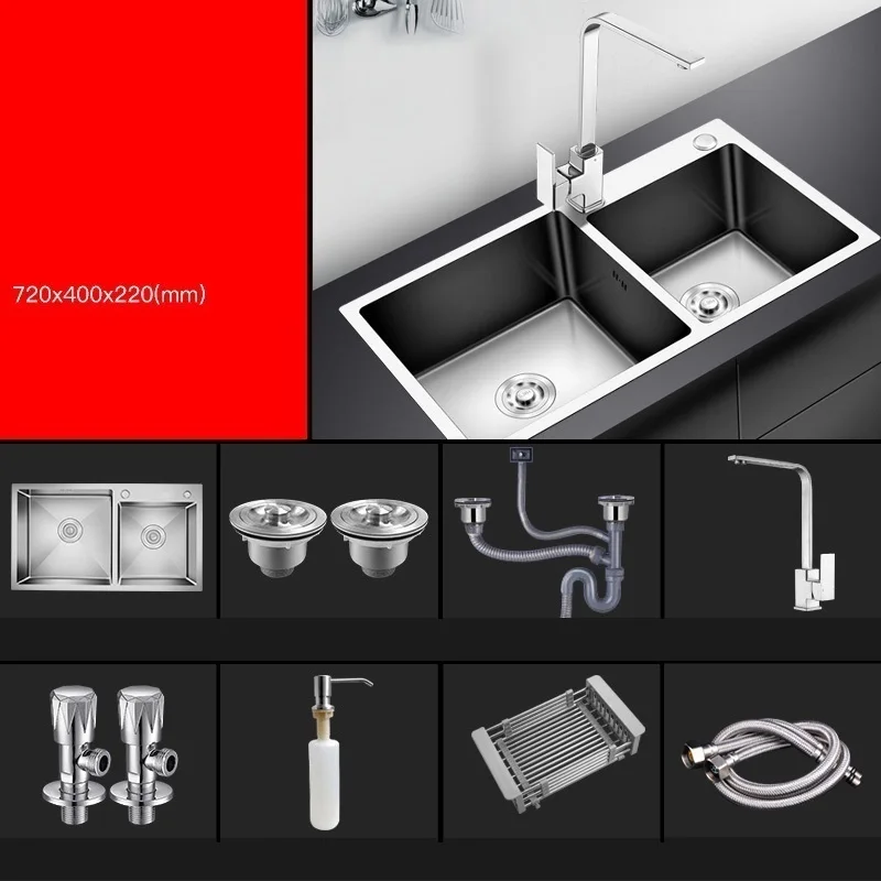 DEL # Evier Нержавеющая сталь Lavello Cucina Banheiro Gootsteen Кухня De Cocina умывальник Fregadero Куба Pia