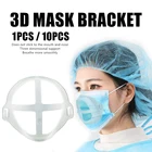101 шт., силиконовые многоразовые подставки для маски