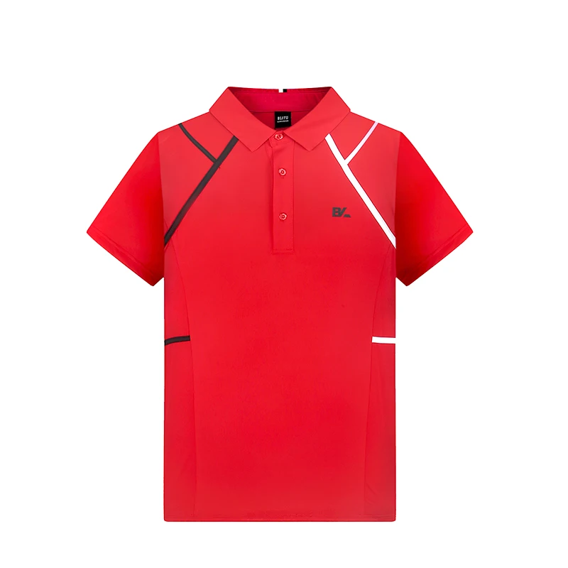 Мужская рубашка BLITU для гольфа летняя спортивная одежда спортзала футболка с