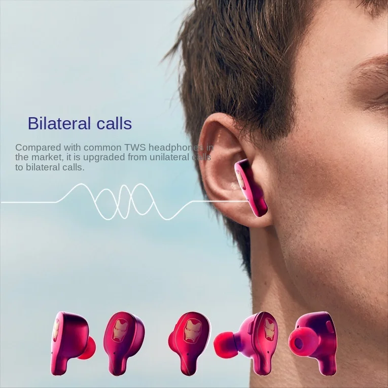 Ультрамаленькая невидимая Беспроводная Bluetooth-гарнитура Disney Marvel MHS 606 |