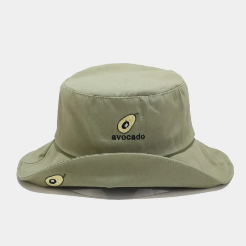 Шляпа ведро с широкими полями для фруктов солнцезащитная Кепка улицы большими