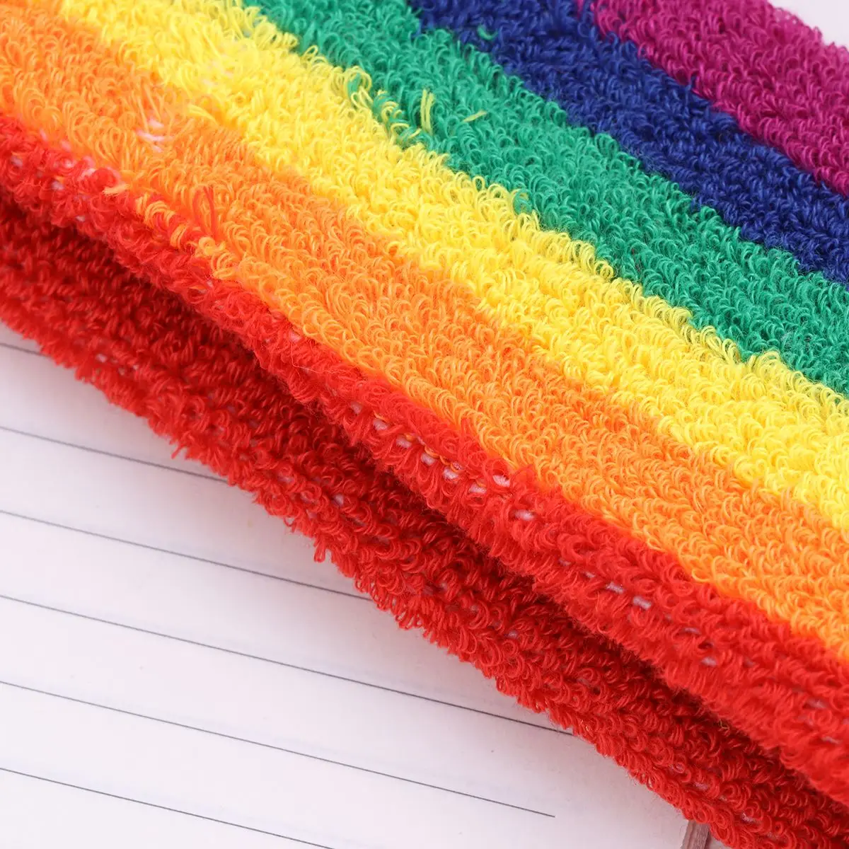 3 шт. спортивные повязки хлопок Фитнес эластичные полосатые красочные на голову