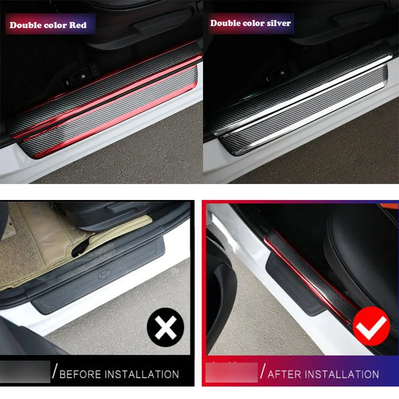 Для Volkswagen VW Touran 2004 2005 2006 2007-2016 аксессуары Стайлинг автомобиля углеродное волокно