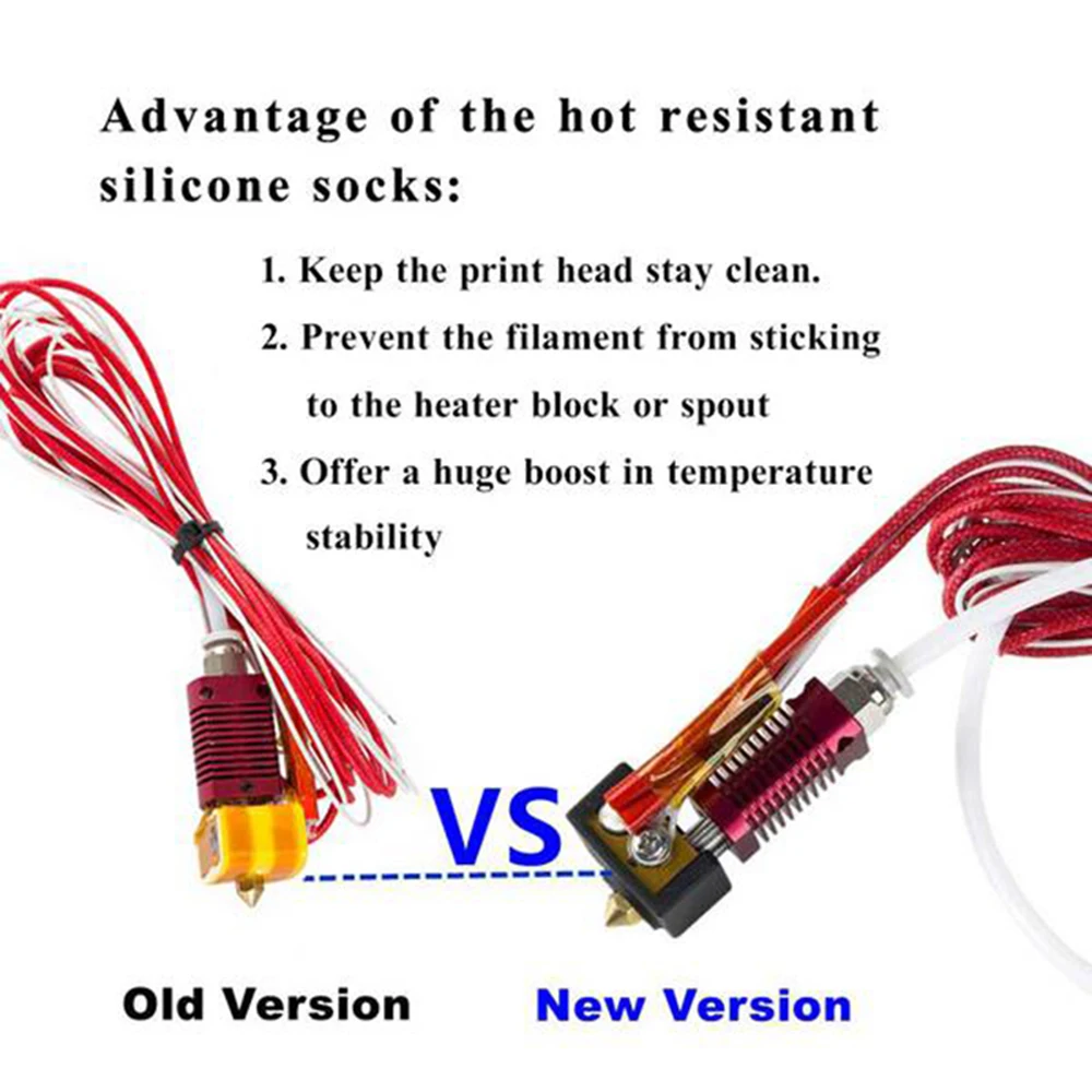 

3D Aluminum Extruder Heater Hot End Kit Nozzle Assembly For Creality Ender 3 3D Printer 12V 40W 3D Printer Parts