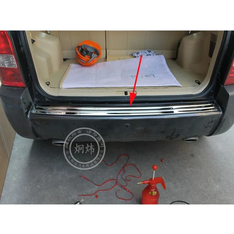 Высококачественная защита для заднего бампера из нержавеющей стали 2005 2009 Hyundai