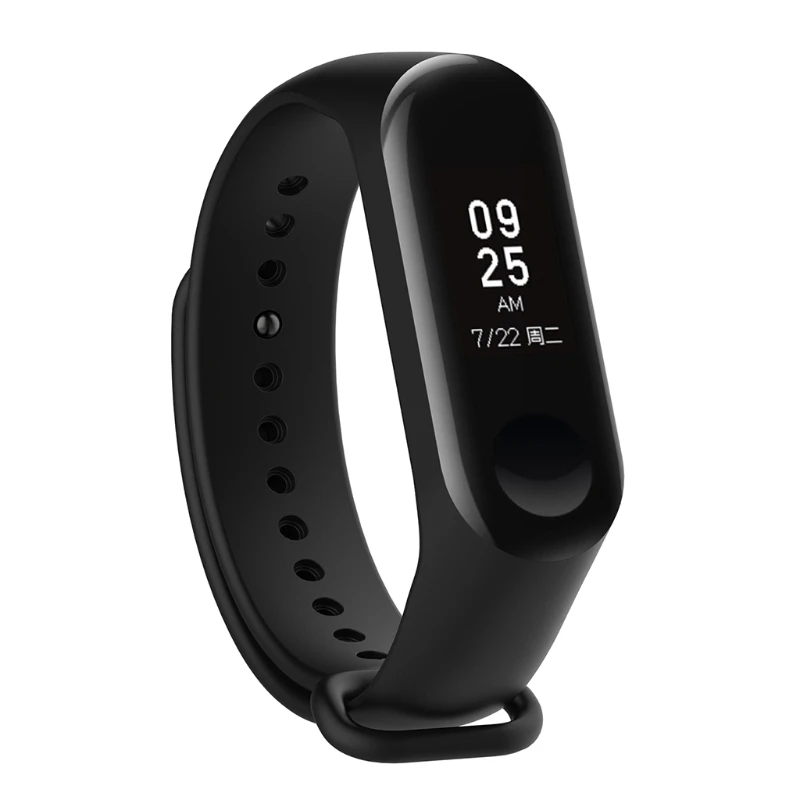 Ремешок для браслета Xiaomi miband 3 оригинальный сменный Цветной силиконовый ремешок