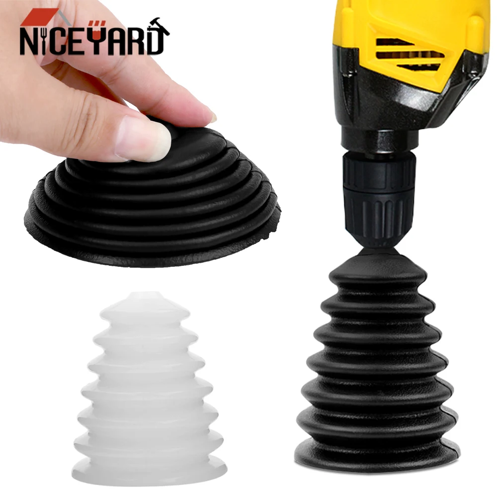 NICEYARD Drill Dust Collector Rubber Dust Cover 1 Piece Electric Hammer Drill Dust Collector Electric Drill Dremel