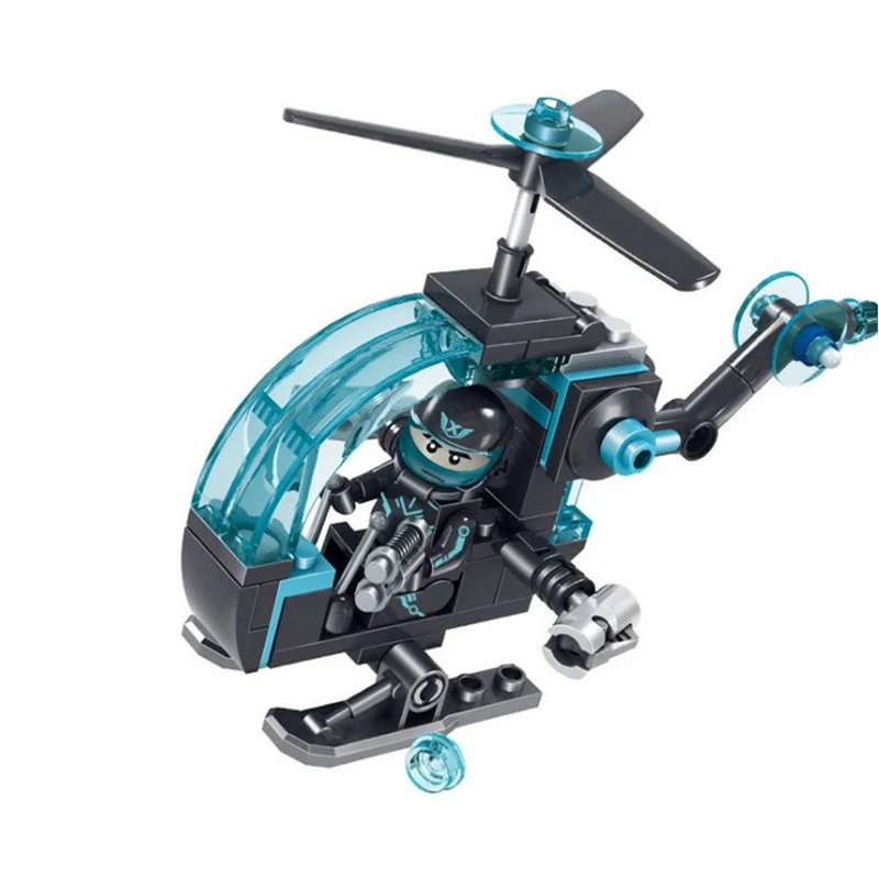 Legoings miniecast Future Police строительные блоки игрушки для детей подарок на день рождения
