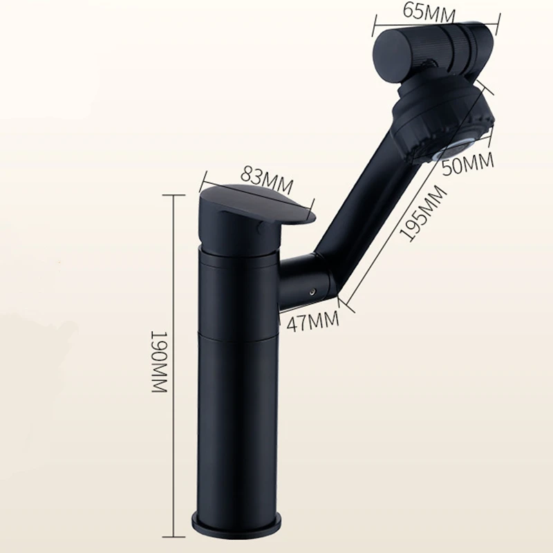 

New Bathroom Sink Faucet Universal Swivel Hot And Cold Water Outlet Basin Faucet Household Bathroom Kitchen Universal Water Taps