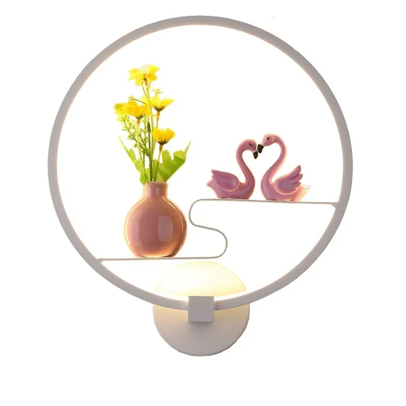 Светодиодные настенные лампы комнатное Черное и белое минималистичное