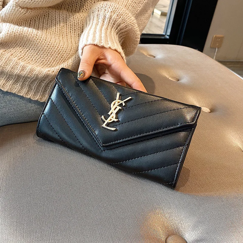 

2020 Women Brand Long Fashion Quality Card Holder Classic Female Purse Zipper Brand Wallet For Women Phone Bag Ladies Zipper