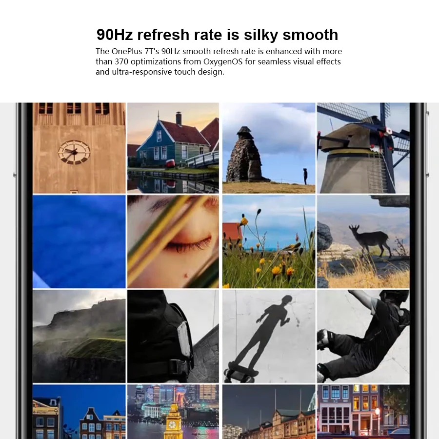 OnePlus 7T смартфон с 5 дюймовым дисплеем восьмиядерным процессором Snapdragon 6 55 ОЗУ 8 Гб