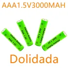 1-20 шт. 100% Новинка AAA батарея 3000 мАч 1,5 В щелочная AAA аккумуляторная батарея для пульта дистанционного управления игрушка светильник батарея Бесплатная доставка