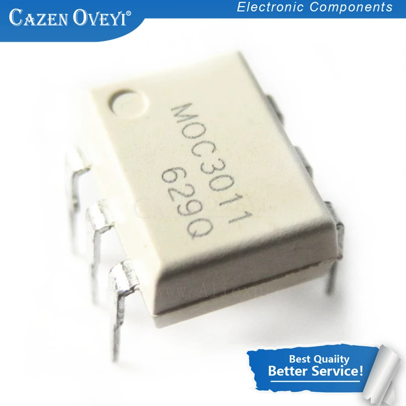 

10 шт./лот MOC3011 3011 DIP-6 в наличии