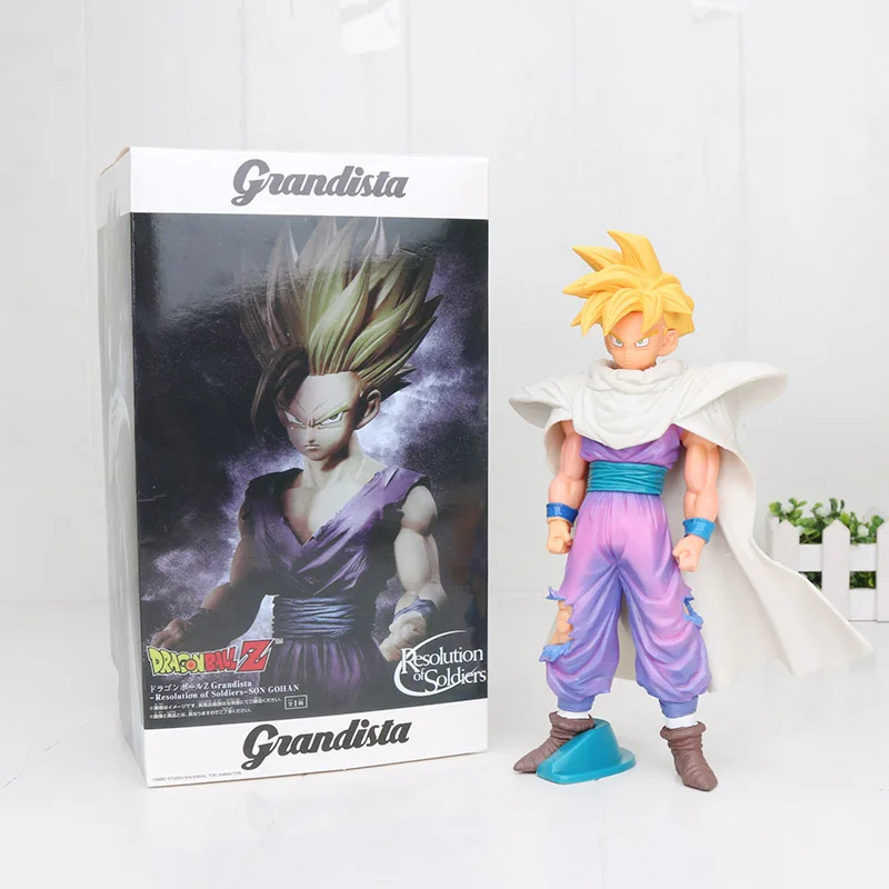 Dragon Ball Z грандиста фигурка Супер Saiyan Сон Гоку манга размеры Драконий жемчуг Вегета мультфильм цвет ПВХ фигурка игрушки - Цвет: Прозрачный