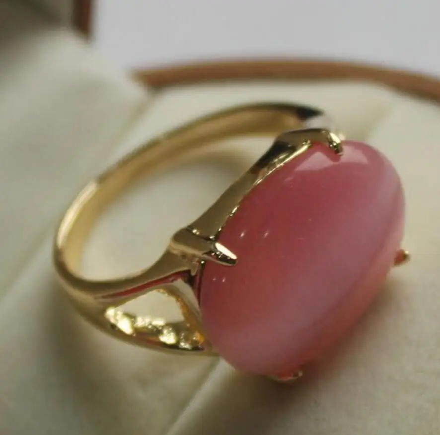 Бесплатная доставка благородная жемчужина любимое женское кольцо из розового